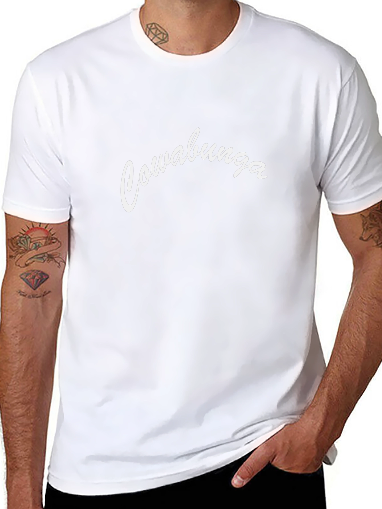 Cowabunga Black T-Shirt