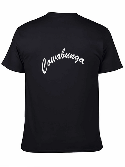 Cowabunga Black T-Shirt