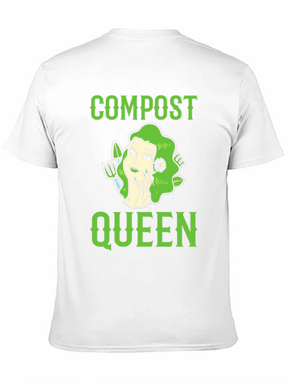 Compost Queen Graphic T-Shirt - Gardening Tee