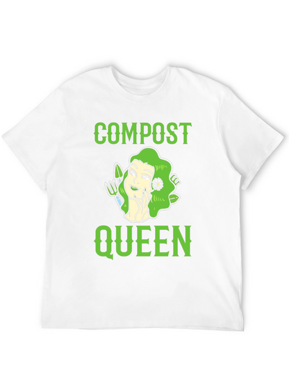 Compost Queen Graphic T-Shirt - Gardening Tee