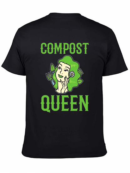 Compost Queen Graphic T-Shirt - Gardening Tee