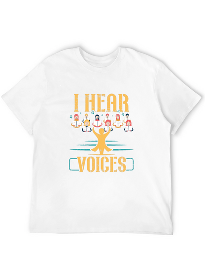 I Hear Voices T-Shirt Choir Singing Tee