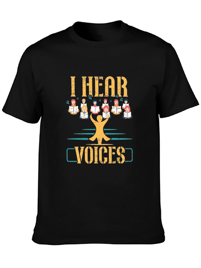 I Hear Voices T-Shirt Choir Singing Tee