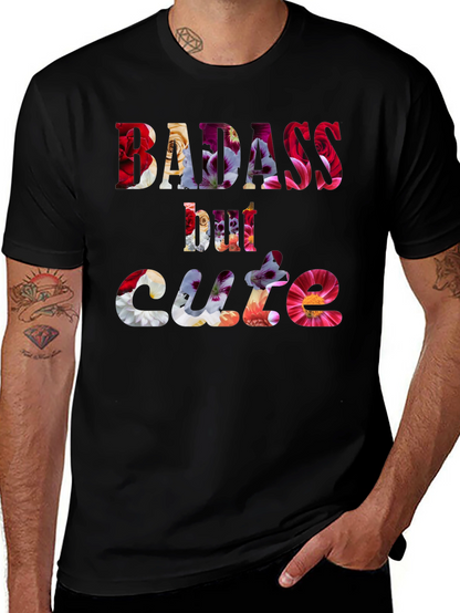 Badass But Cute Floral Graphic Tee