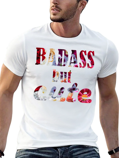 Badass But Cute Floral Graphic Tee