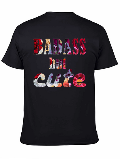Badass But Cute Floral Graphic Tee