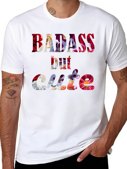 Badass But Cute Floral Graphic Tee