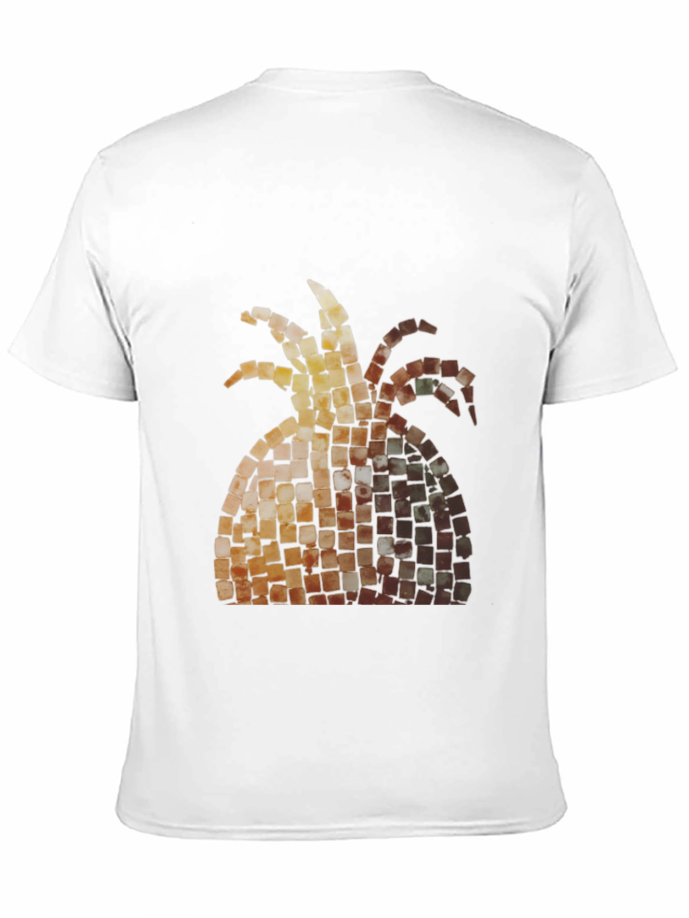 Mosaic Pineapple Graphic Tee - Black
