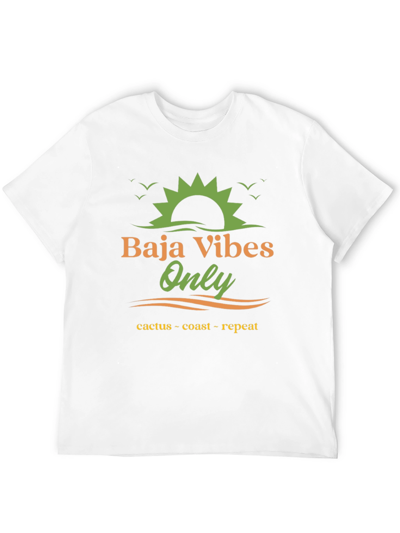 Baja Vibes Only Graphic Tee - Cactus Coast Repeat