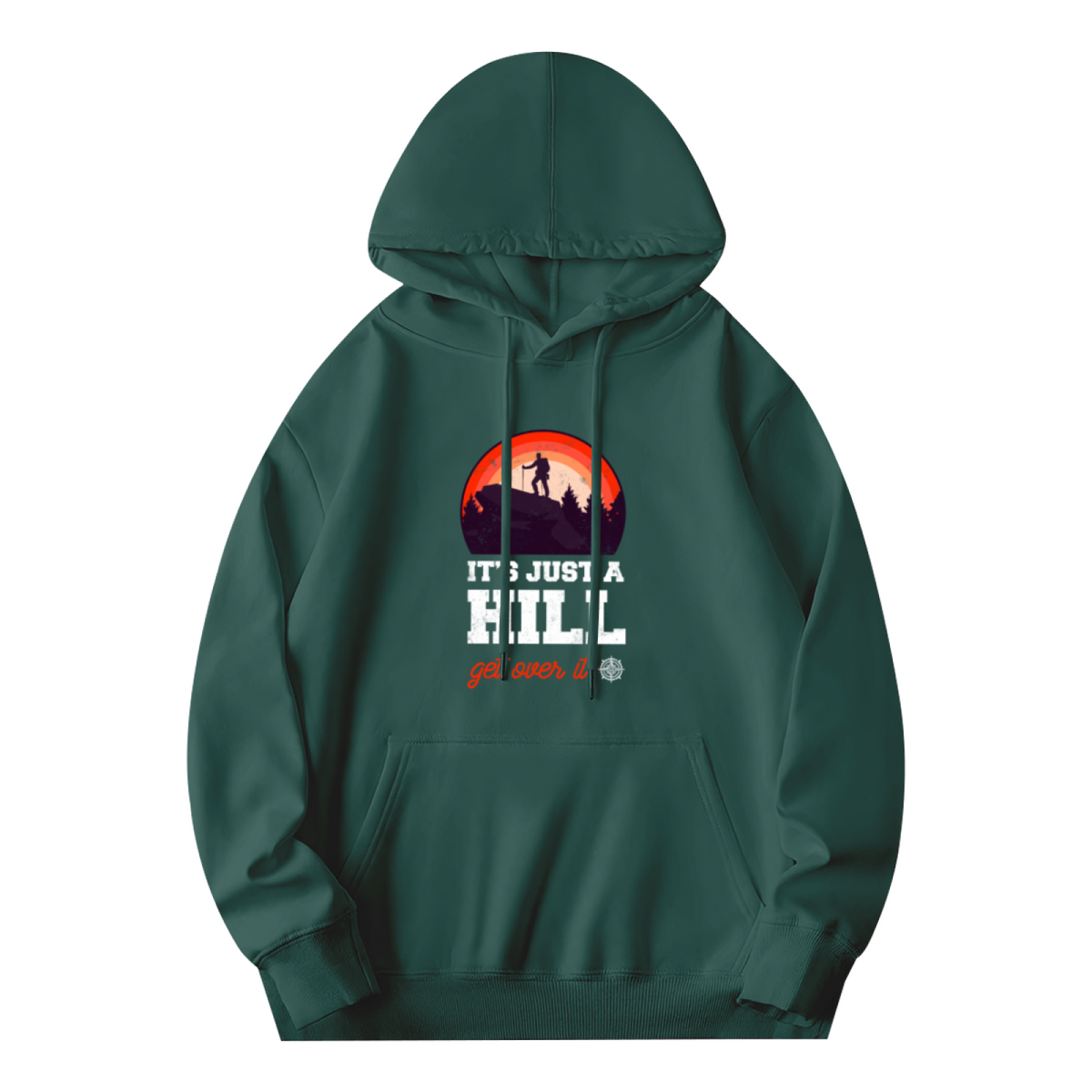 Trendy Hooded Sweatshirt - Hiking Adventure
