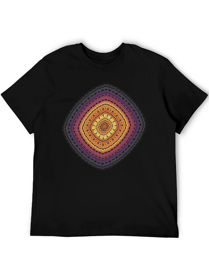 Geometric Mandala Print T-Shirt