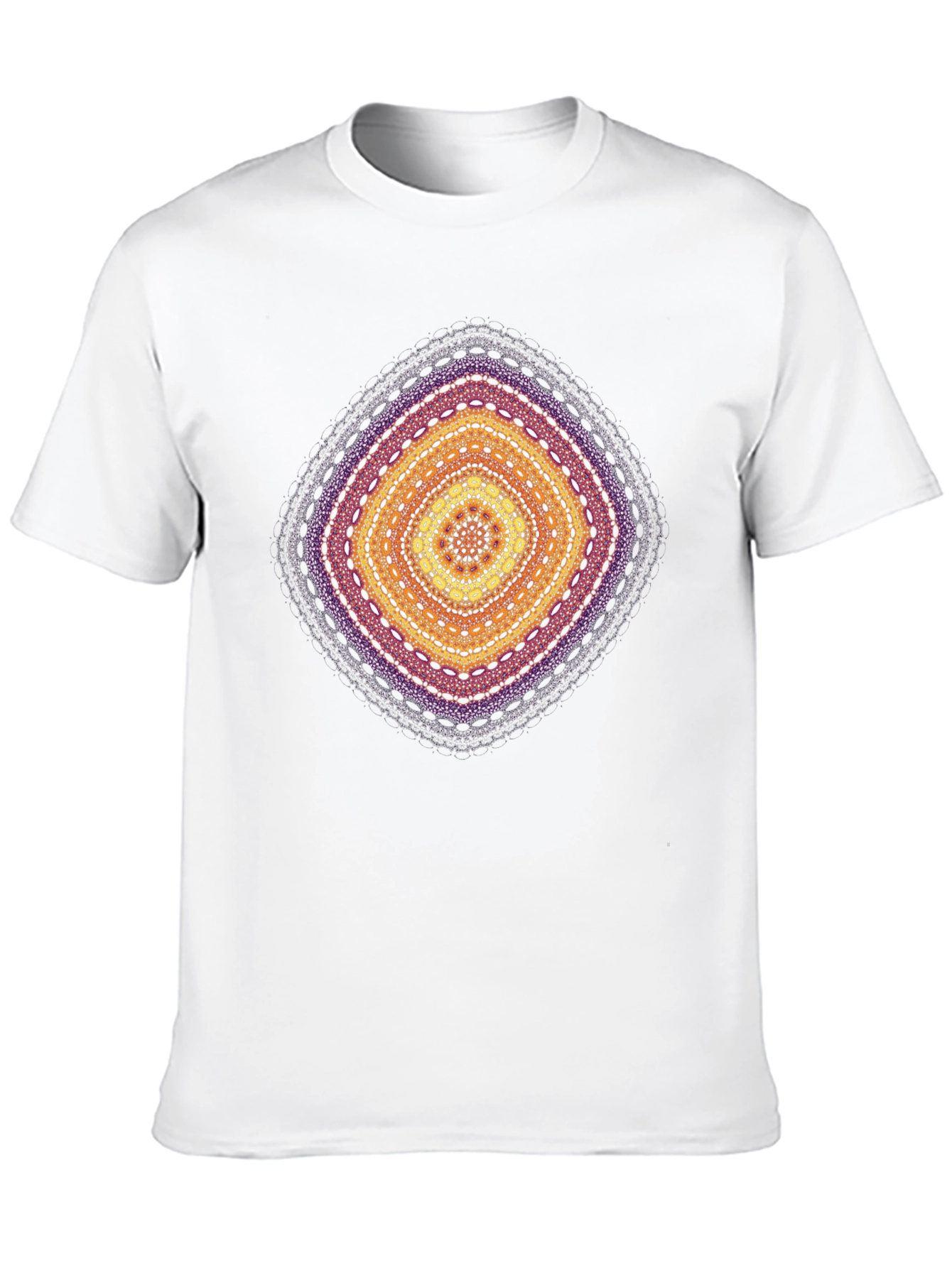 Geometric Mandala Print T-Shirt