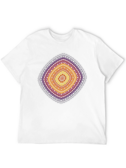Geometric Mandala Print T-Shirt