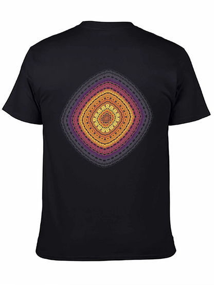 Geometric Mandala Print T-Shirt