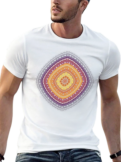 Geometric Mandala Print T-Shirt