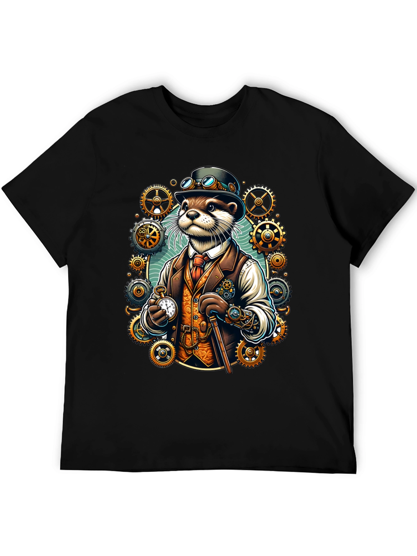 Steampunk Otter T-Shirt