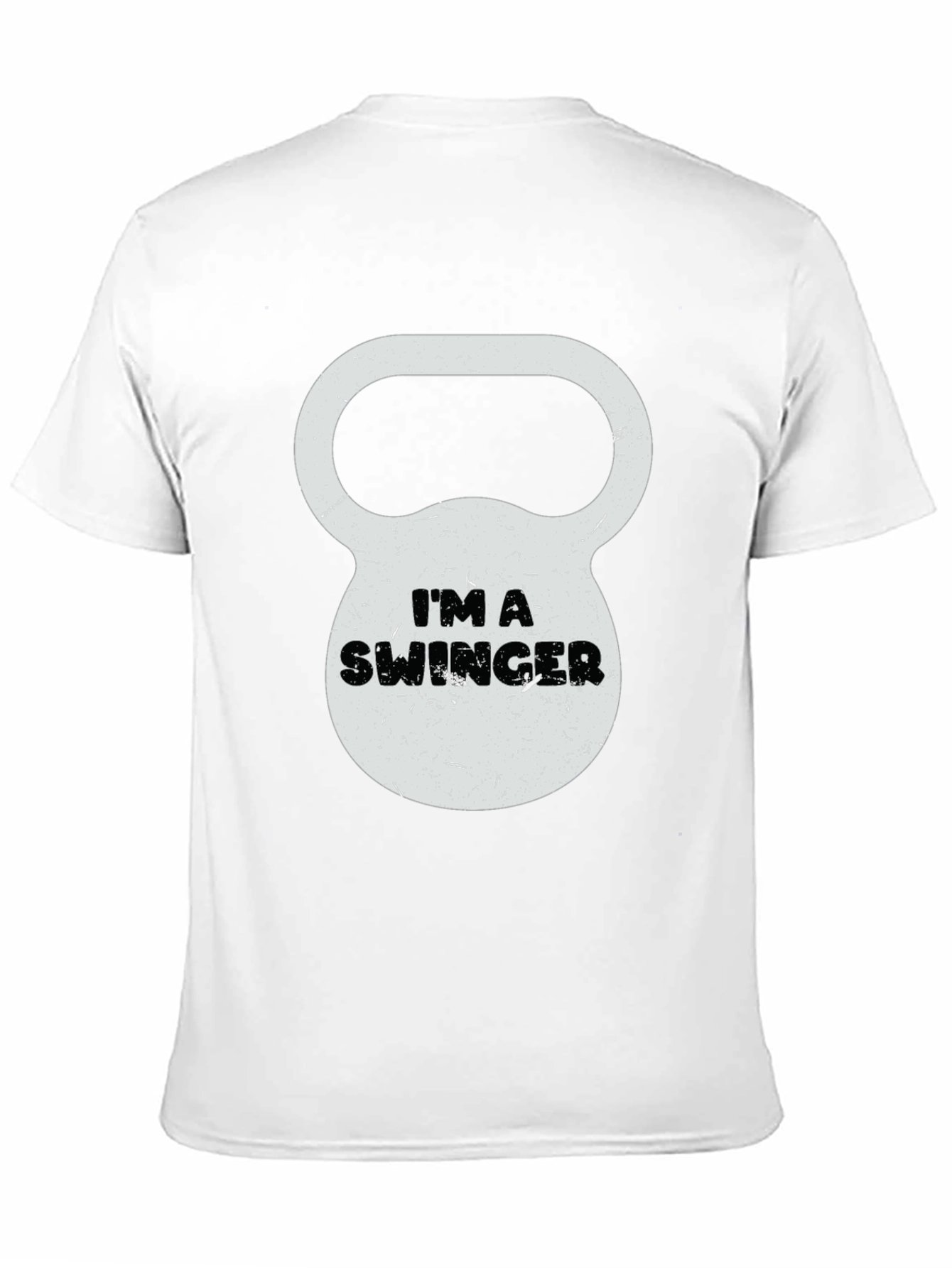 Im a Swinger Kettlebell Graphic Tee - Black