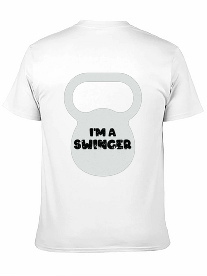 Im a Swinger Kettlebell Graphic Tee - Black