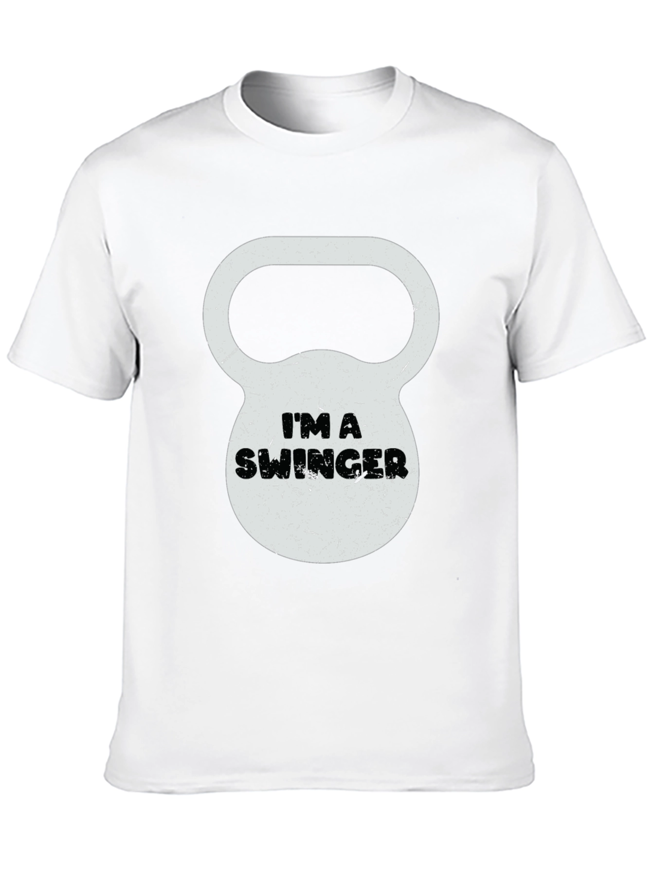 Im a Swinger Kettlebell Graphic Tee - Black