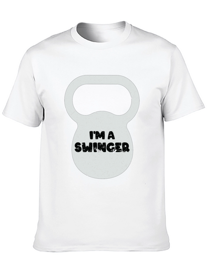 Im a Swinger Kettlebell Graphic Tee - Black
