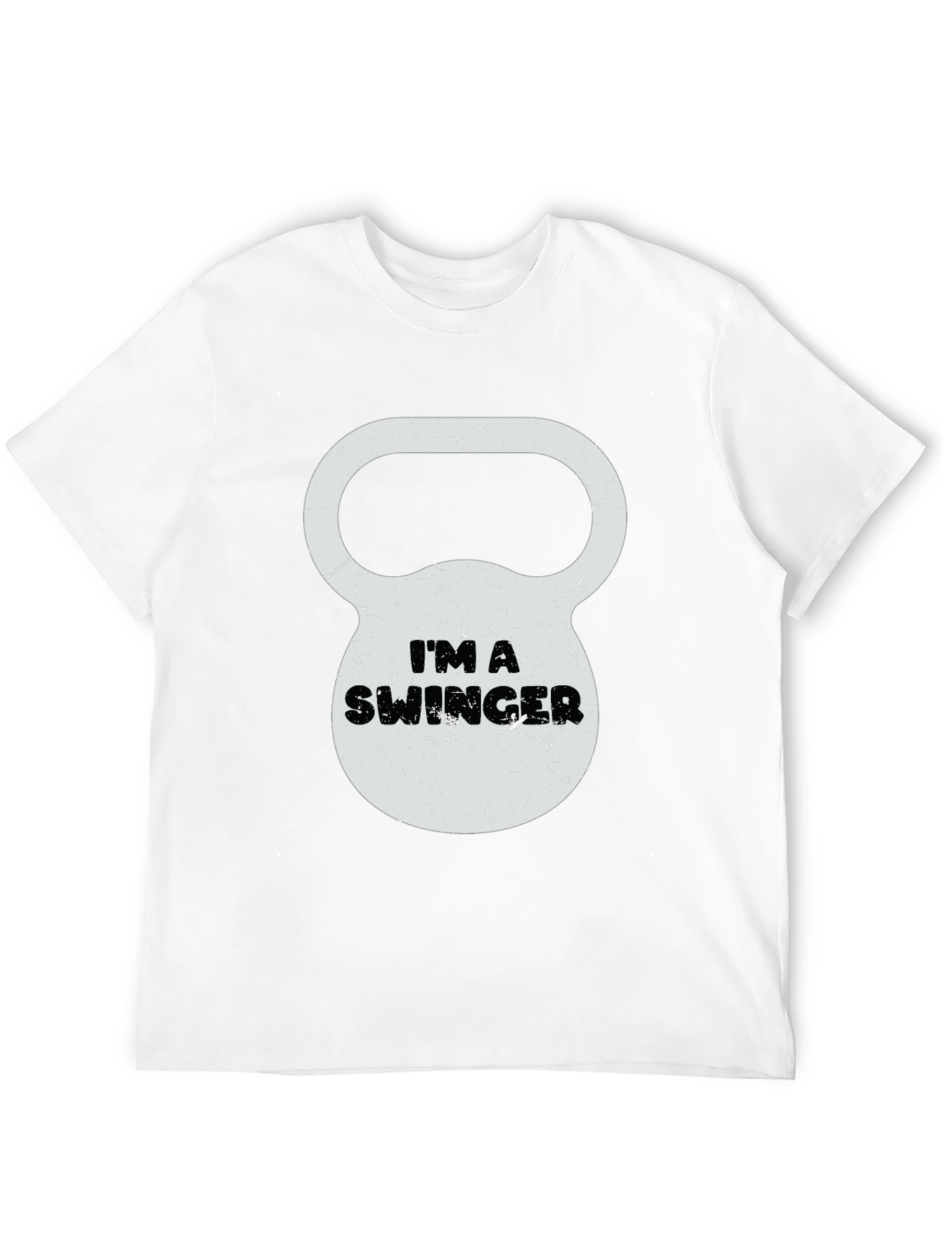 Im a Swinger Kettlebell Graphic Tee - Black