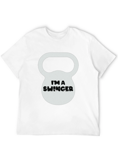 Im a Swinger Kettlebell Graphic Tee - Black