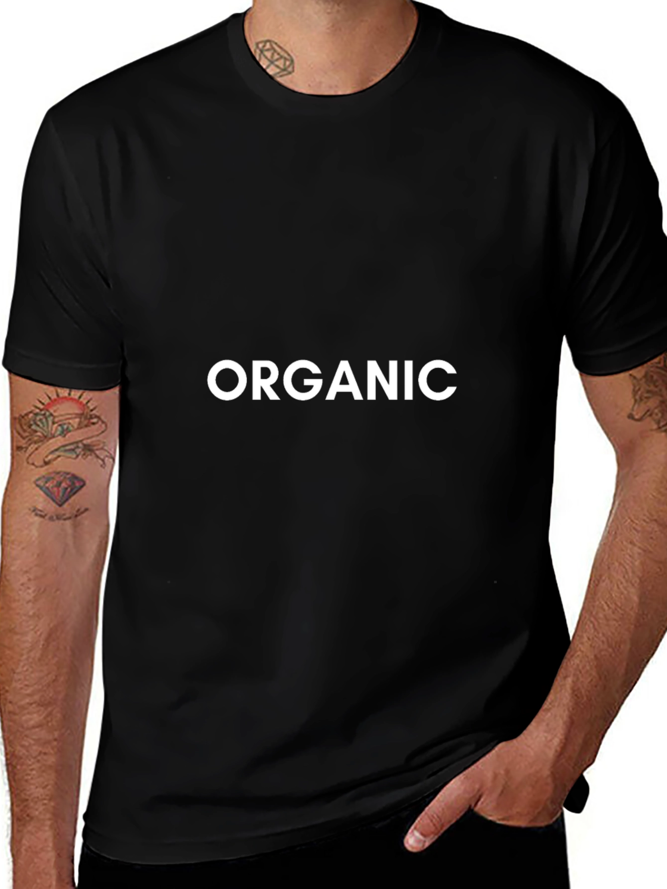 Organic T-Shirt - Modern Style Soft Cotton Feel