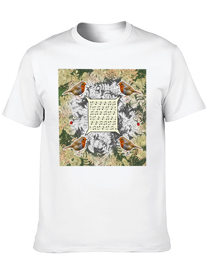 Robin Music Notes T-Shirt