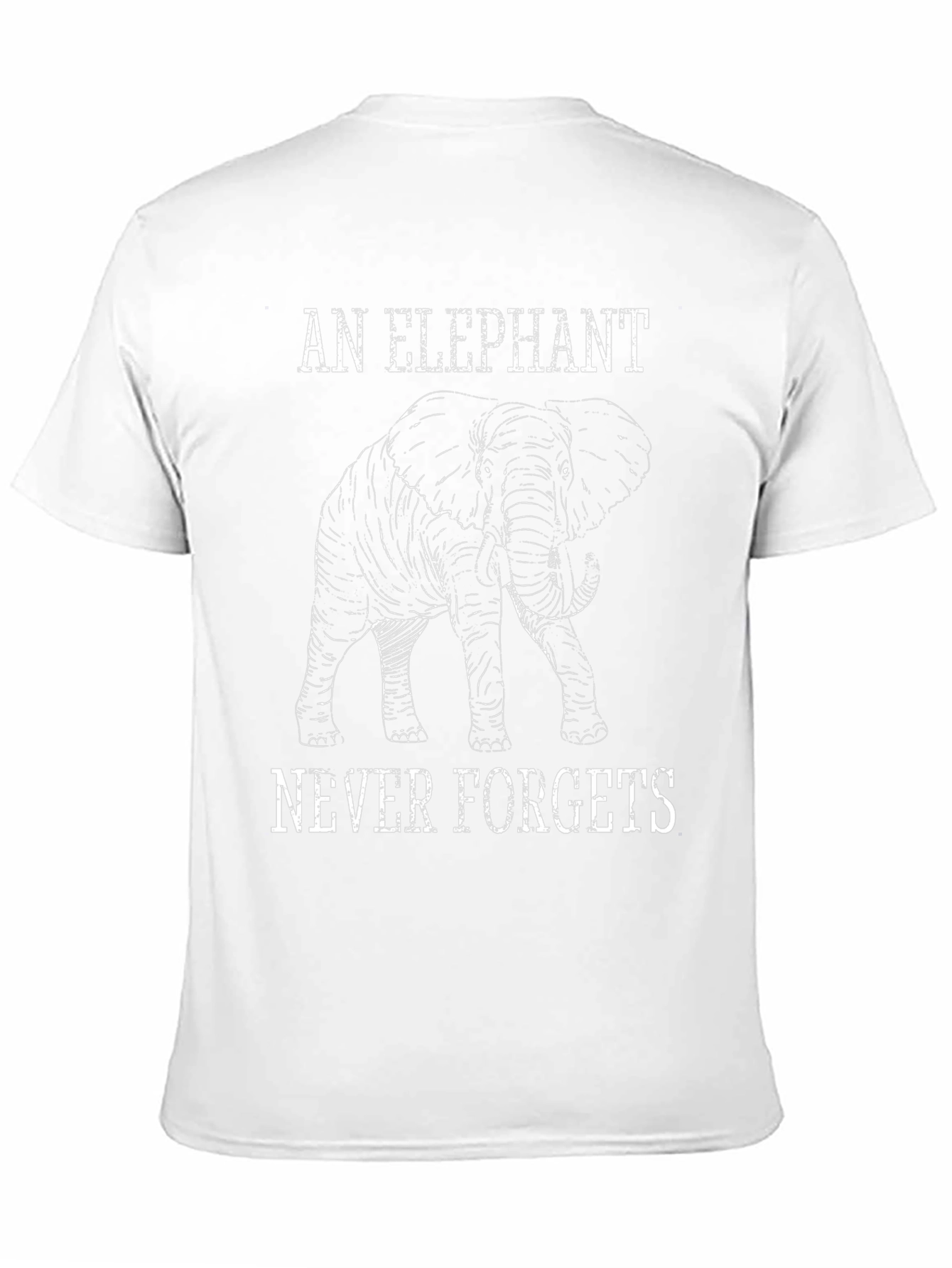Elephant Never Forgets Graphic Tee