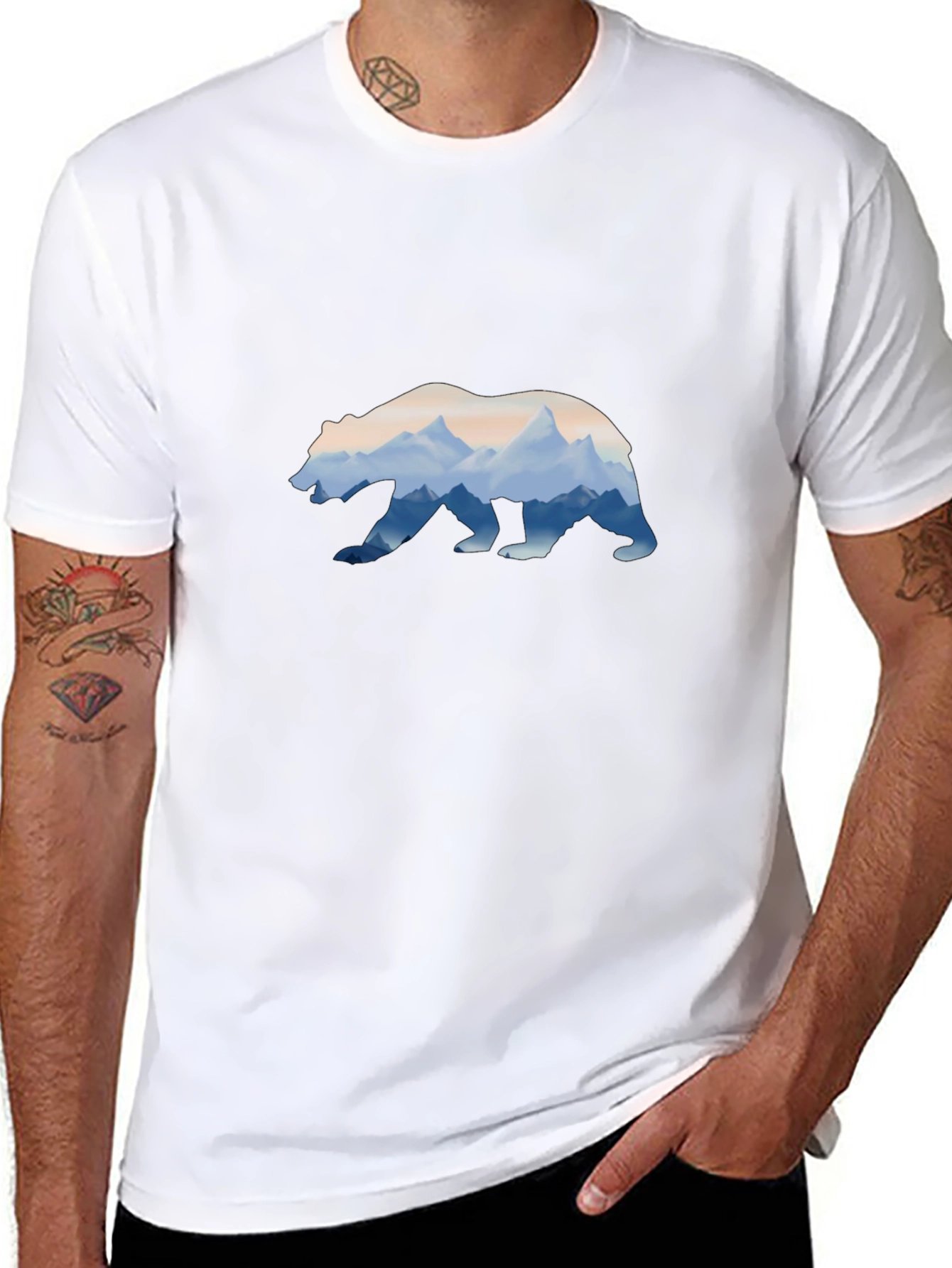 Bear Mountain Graphic Tee - Nature Lovers T-Shirt