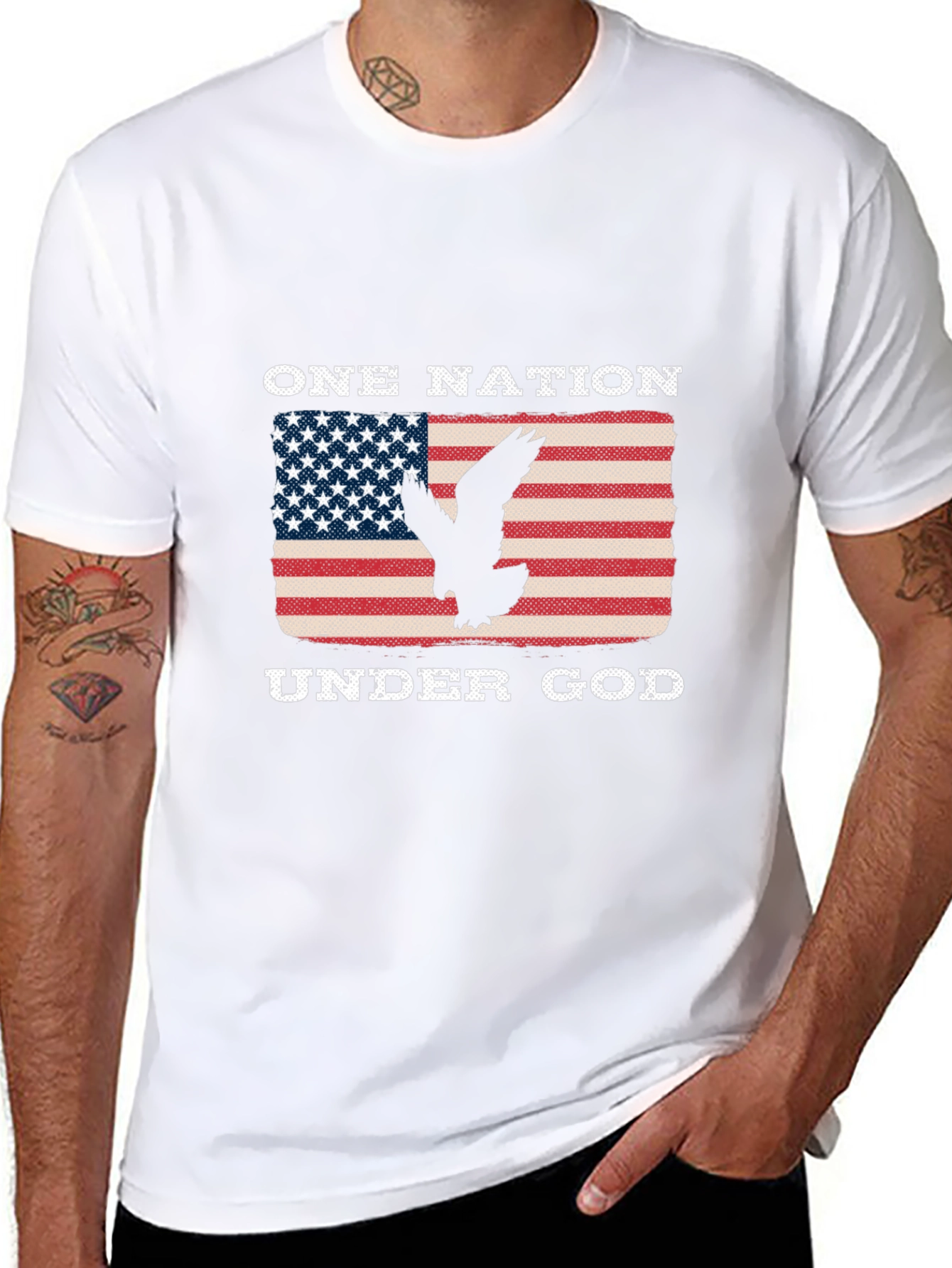 One Nation Under God Patriotic T-Shirt