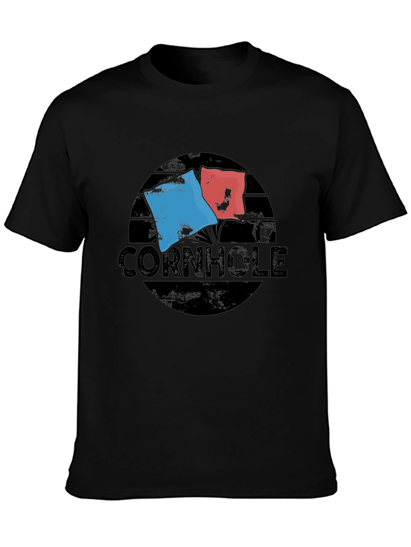 Cornhole Flags Graphic T-Shirt