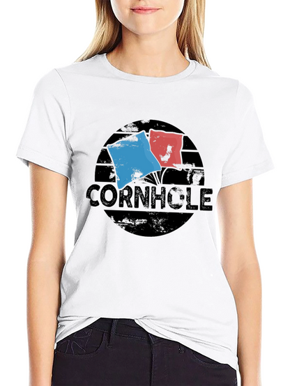 Cornhole Flags Graphic T-Shirt