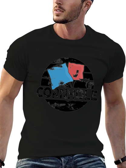 Cornhole Flags Graphic T-Shirt