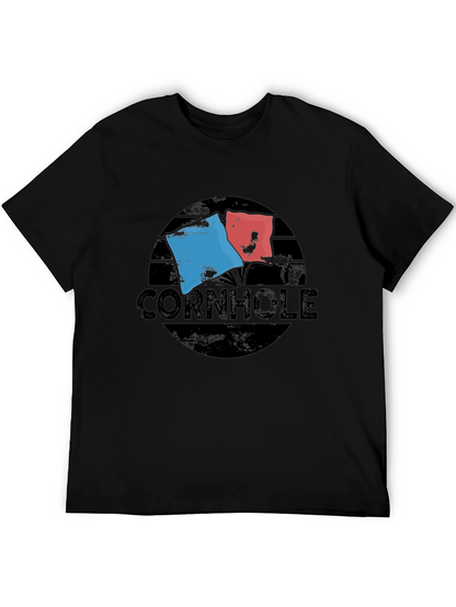 Cornhole Flags Graphic T-Shirt