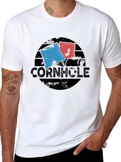Cornhole Flags Graphic T-Shirt