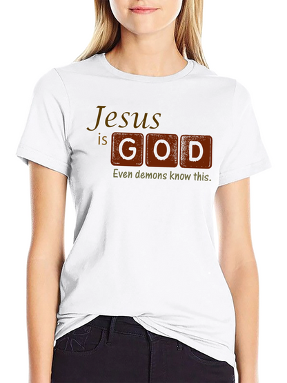 Jesus is God T-Shirt - Religious Statement Tee