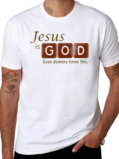 Jesus is God T-Shirt - Religious Statement Tee