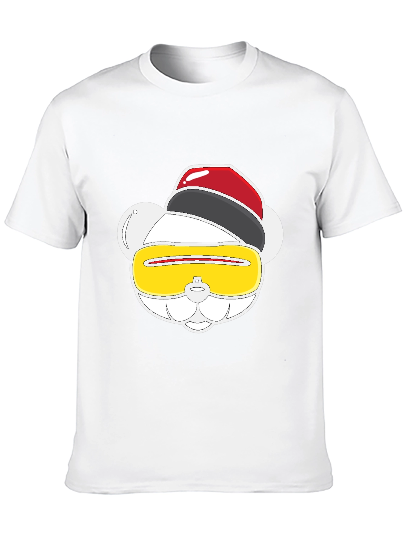 Funky Graphic Tee - Party Animal Bear Design