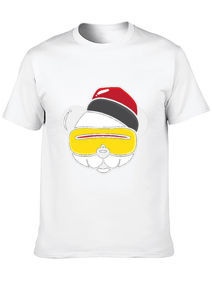 Funky Graphic Tee - Party Animal Bear Design