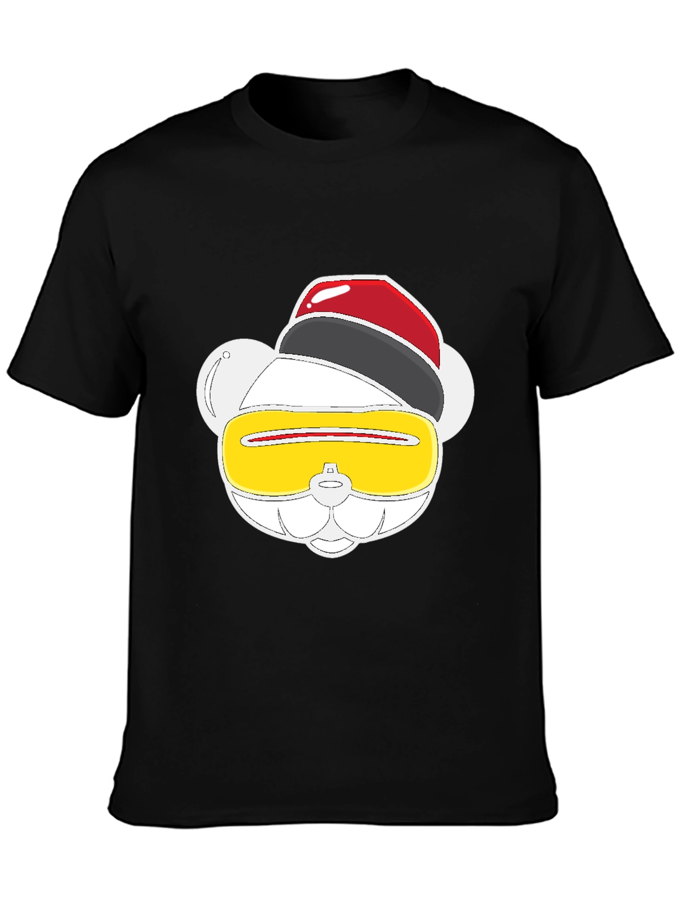 Funky Graphic Tee - Party Animal Bear Design