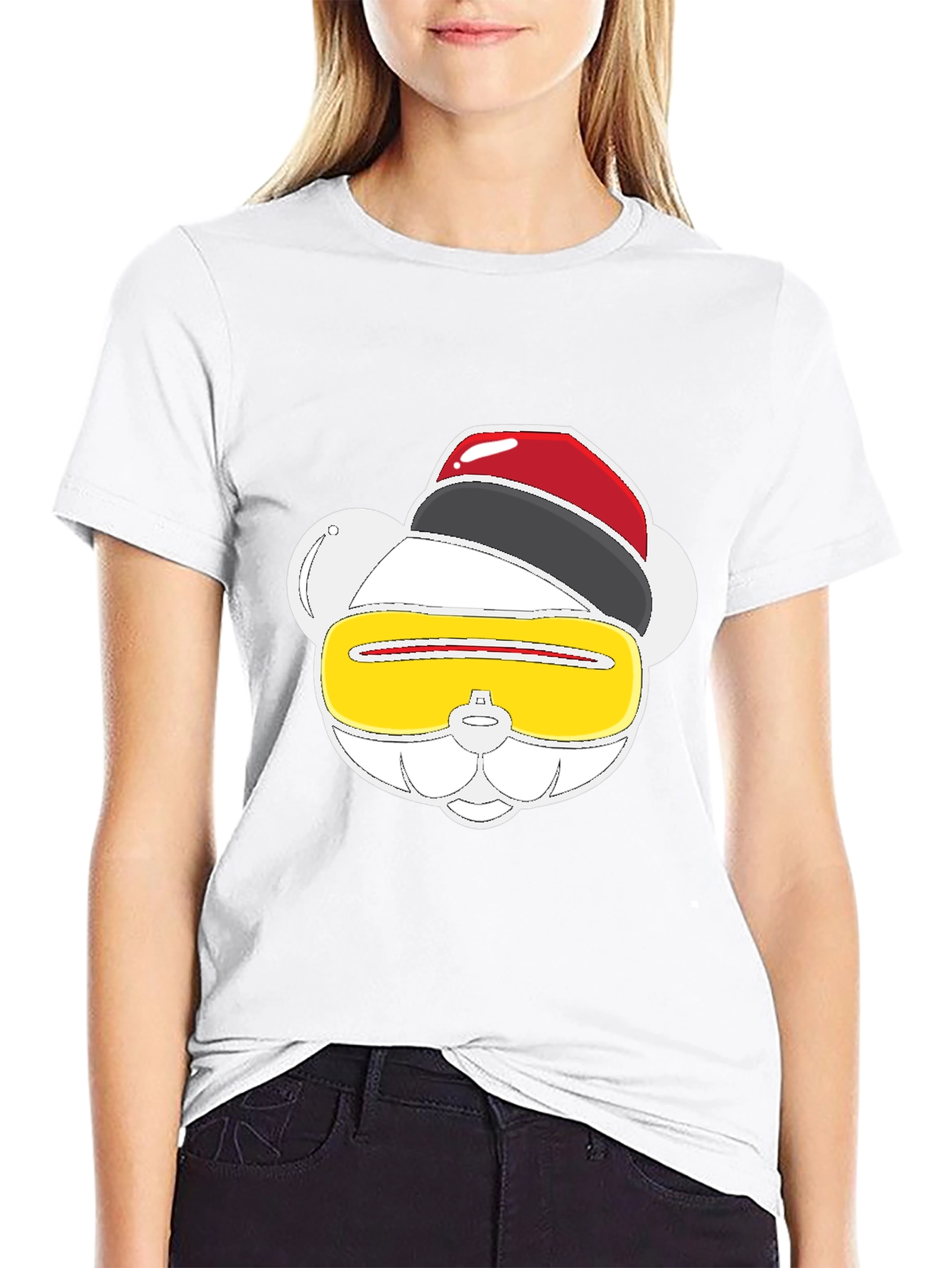 Funky Graphic Tee - Party Animal Bear Design
