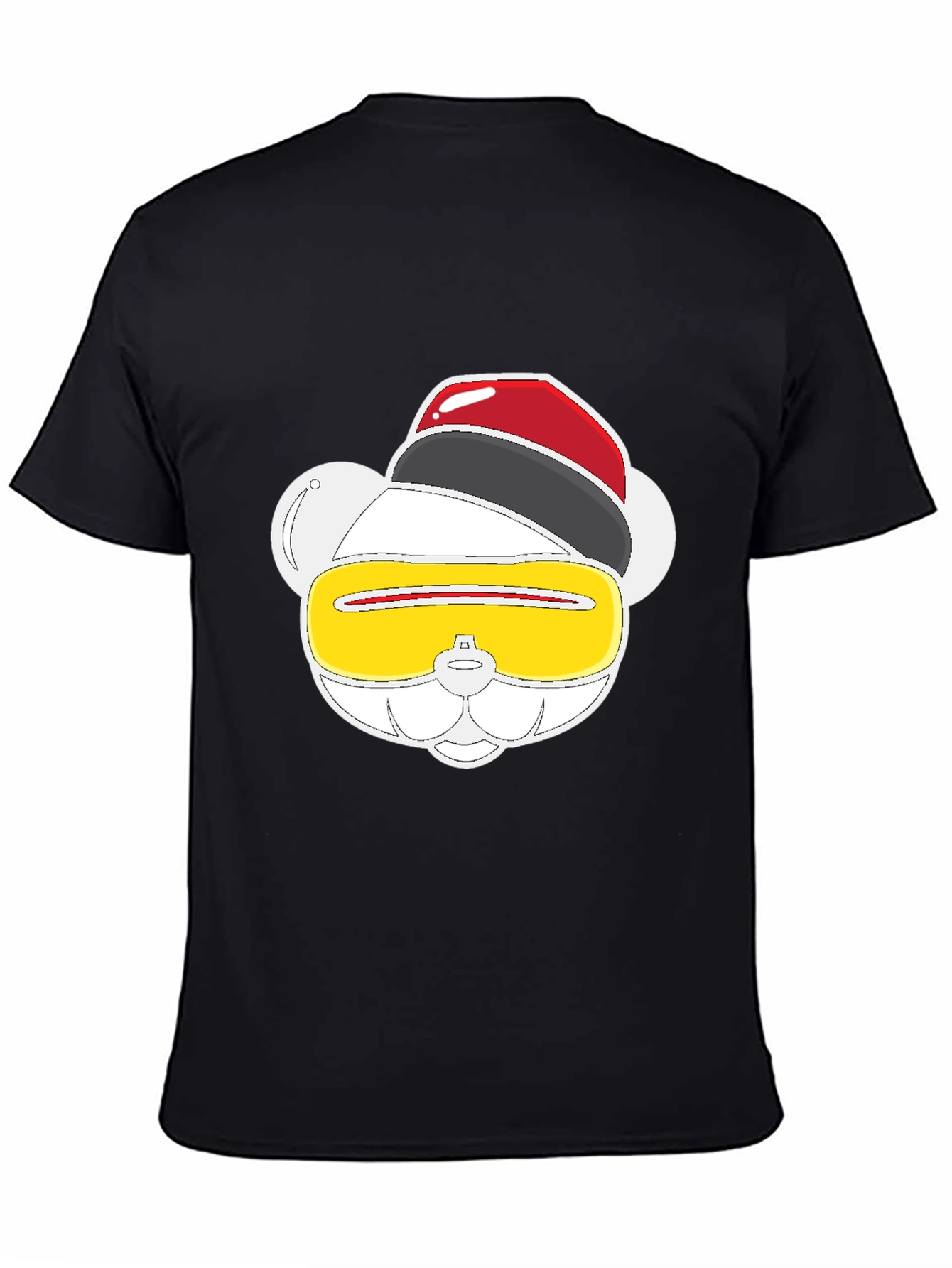Funky Graphic Tee - Party Animal Bear Design