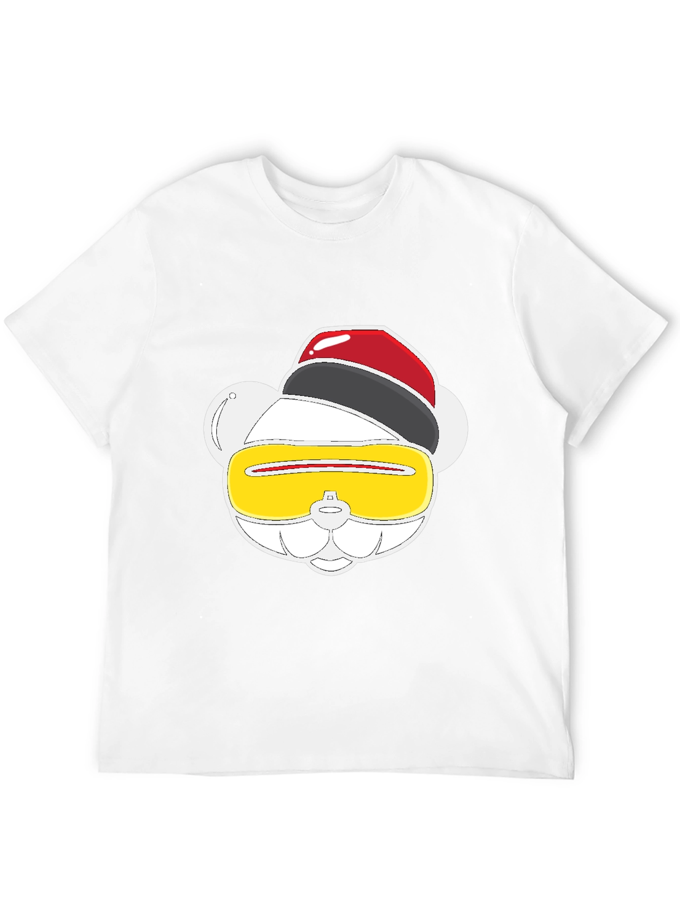 Funky Graphic Tee - Party Animal Bear Design