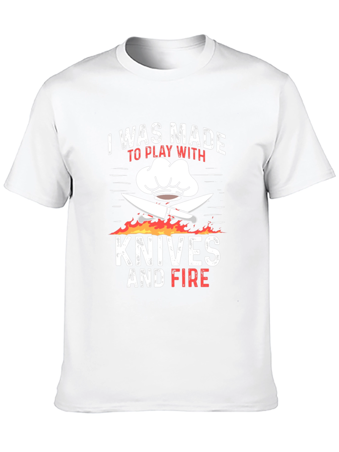 Chef Knives and Fire Graphic T-Shirt