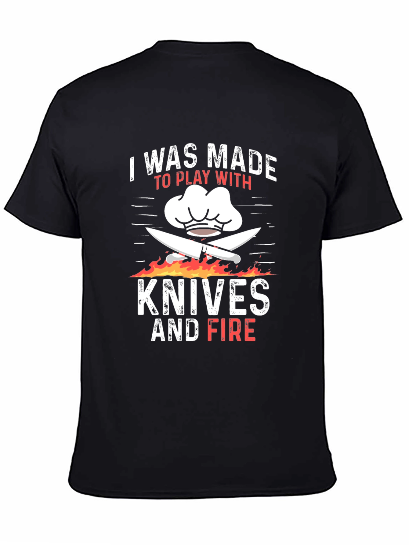 Chef Knives and Fire Graphic T-Shirt