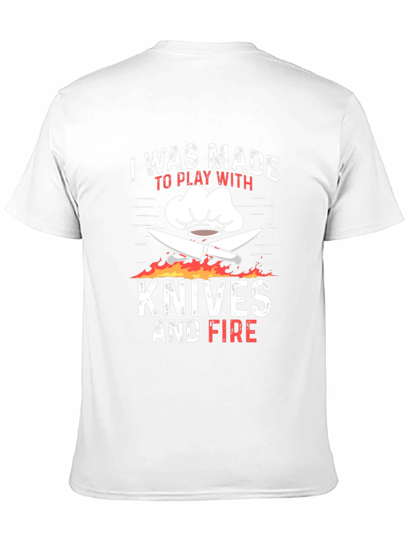 Chef Knives and Fire Graphic T-Shirt