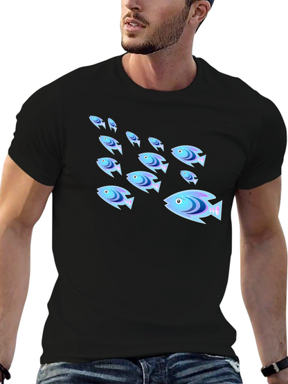 School of Fish Graphic T-Shirt