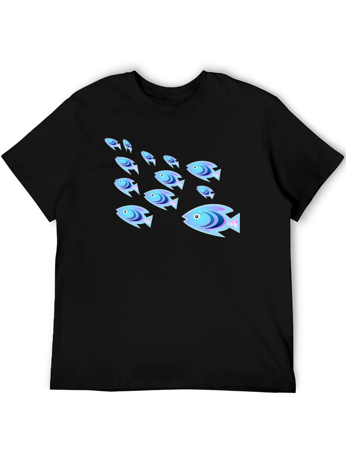 School of Fish Graphic T-Shirt