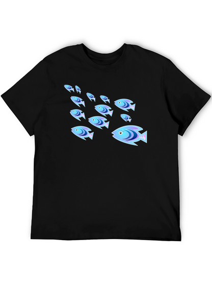 School of Fish Graphic T-Shirt